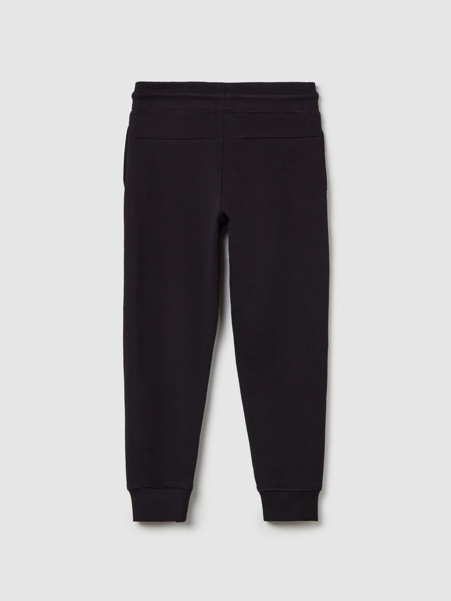 Joggers with drawstring and "Go Spidey!!" print_1