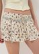 White pure-viscose mini skirt with ruffles_3