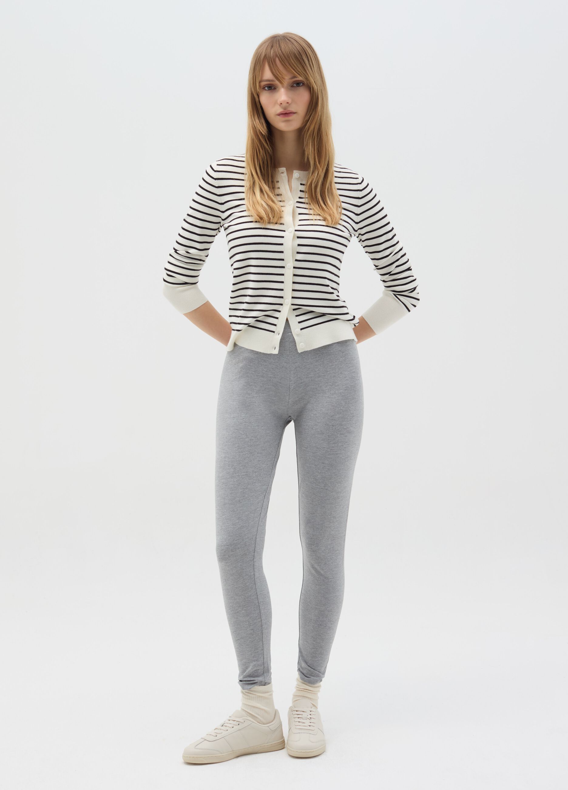 Leggings Essential in cotone stretch