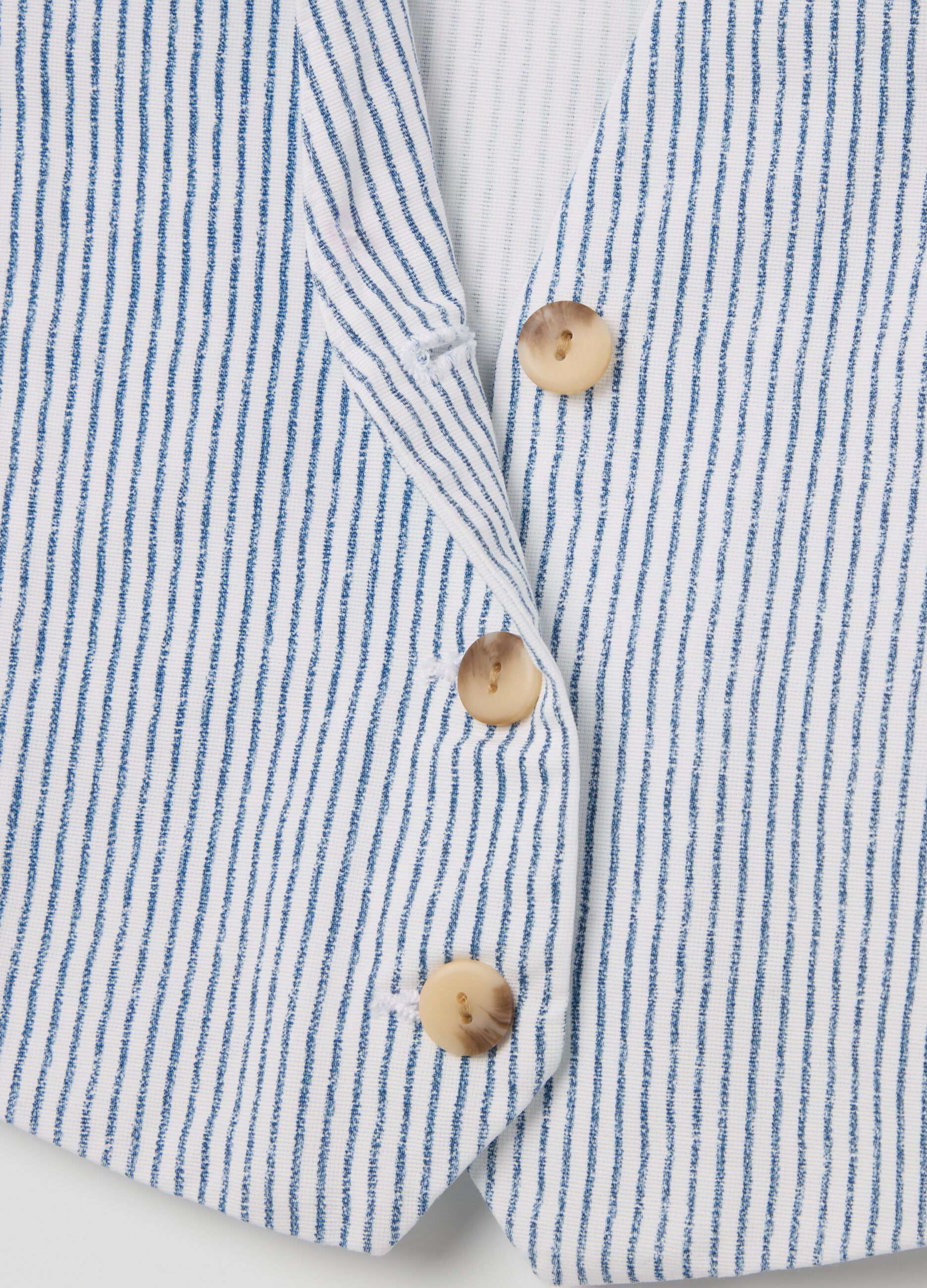 Striped gilet