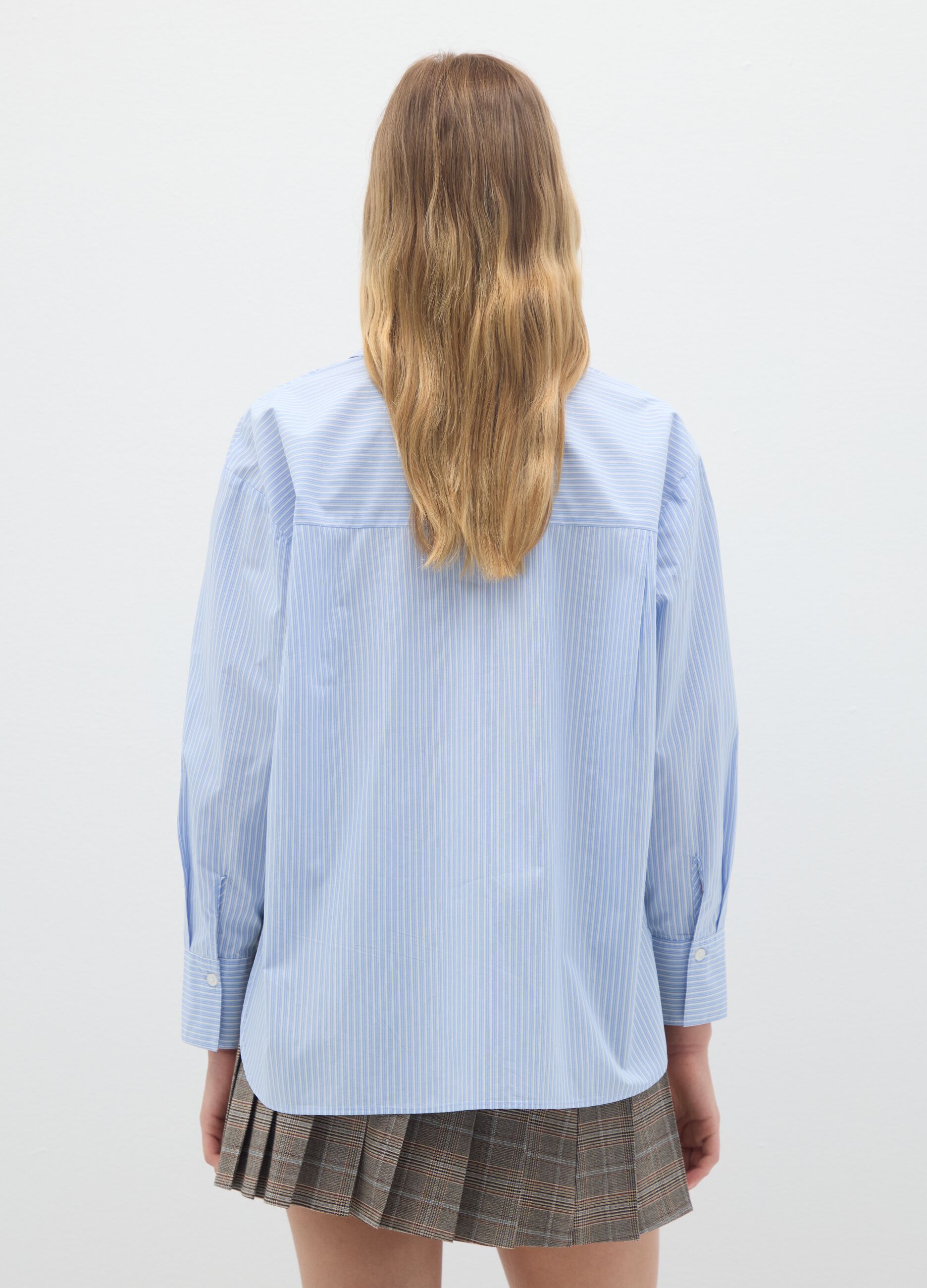 Multicolour pure cotton shirt regular fit