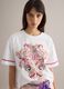 White pure cotton t-shirt regular fit with embroidery_3