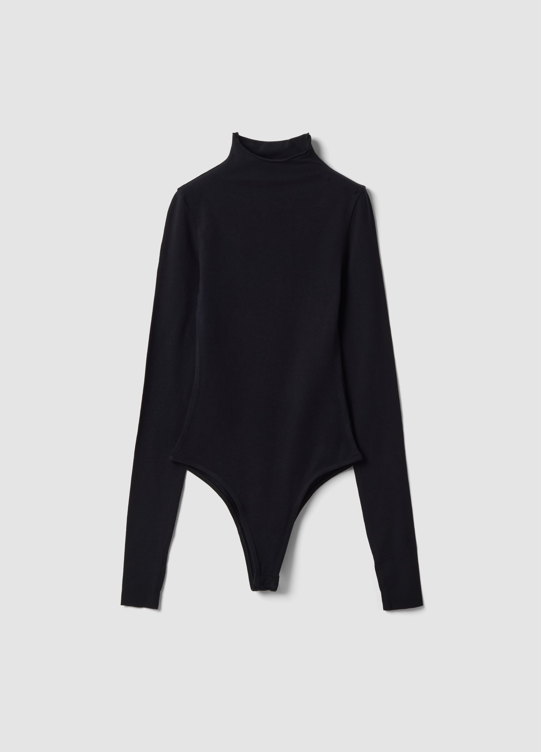 Mock-Neck Body Black