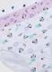 Multipack of multicolour pure cotton regular fit panties for girls_2