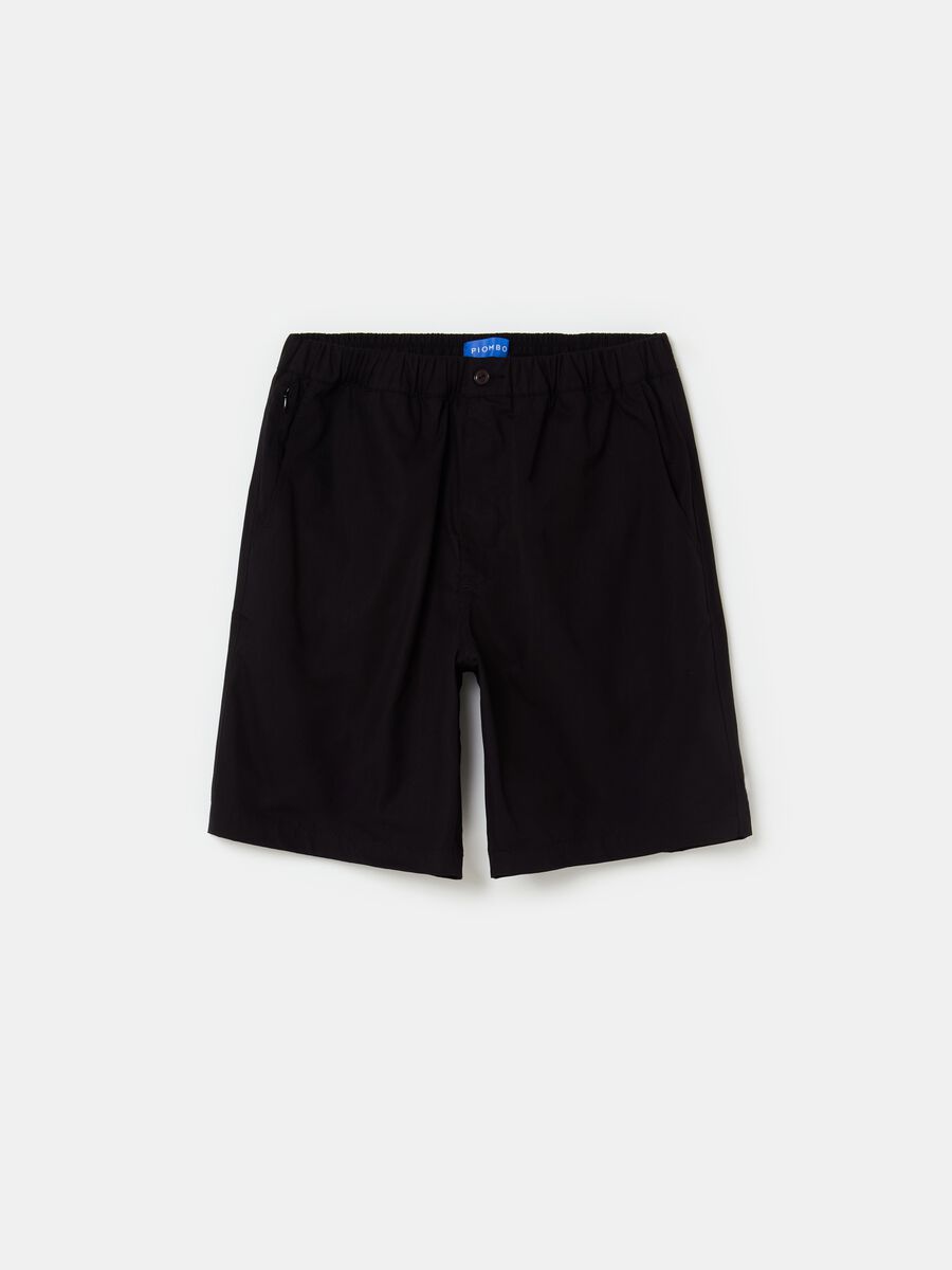 Selection solid colour Bermuda shorts_3