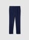 Slim Fit Blue Smart Trousers_4