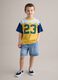 Pure cotton denim shorts, baggy fit_0