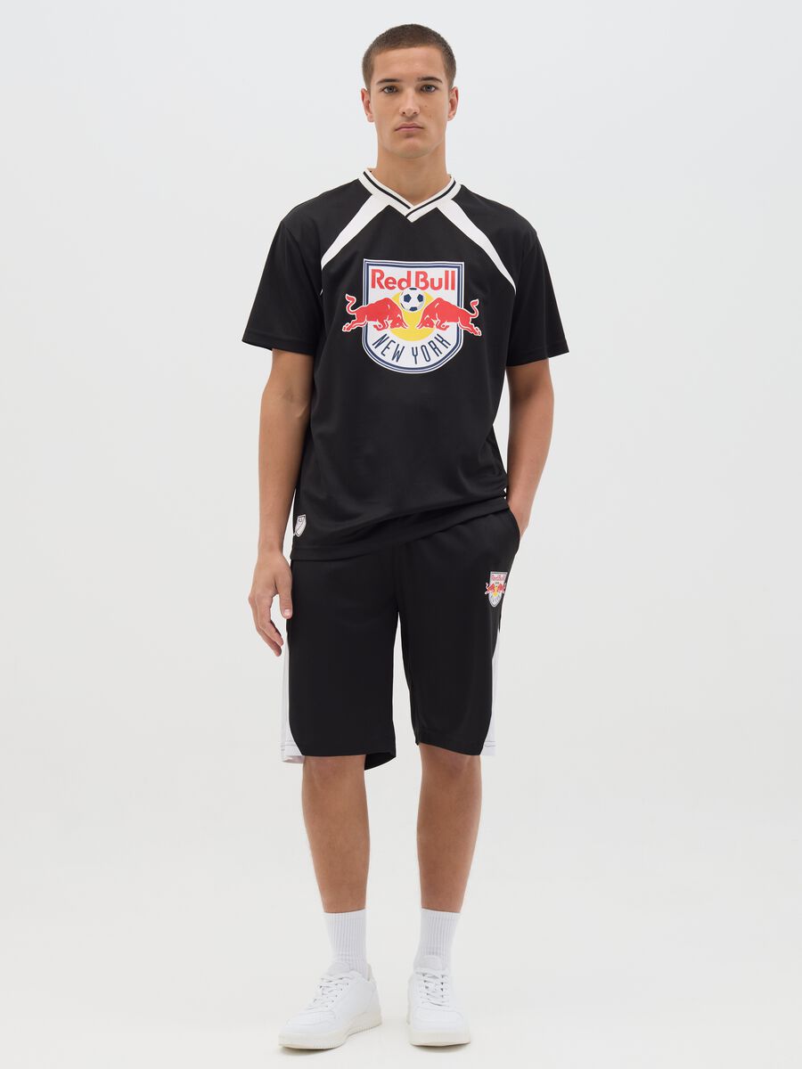 Red Bull New York black T-shirt with short sleeves_1