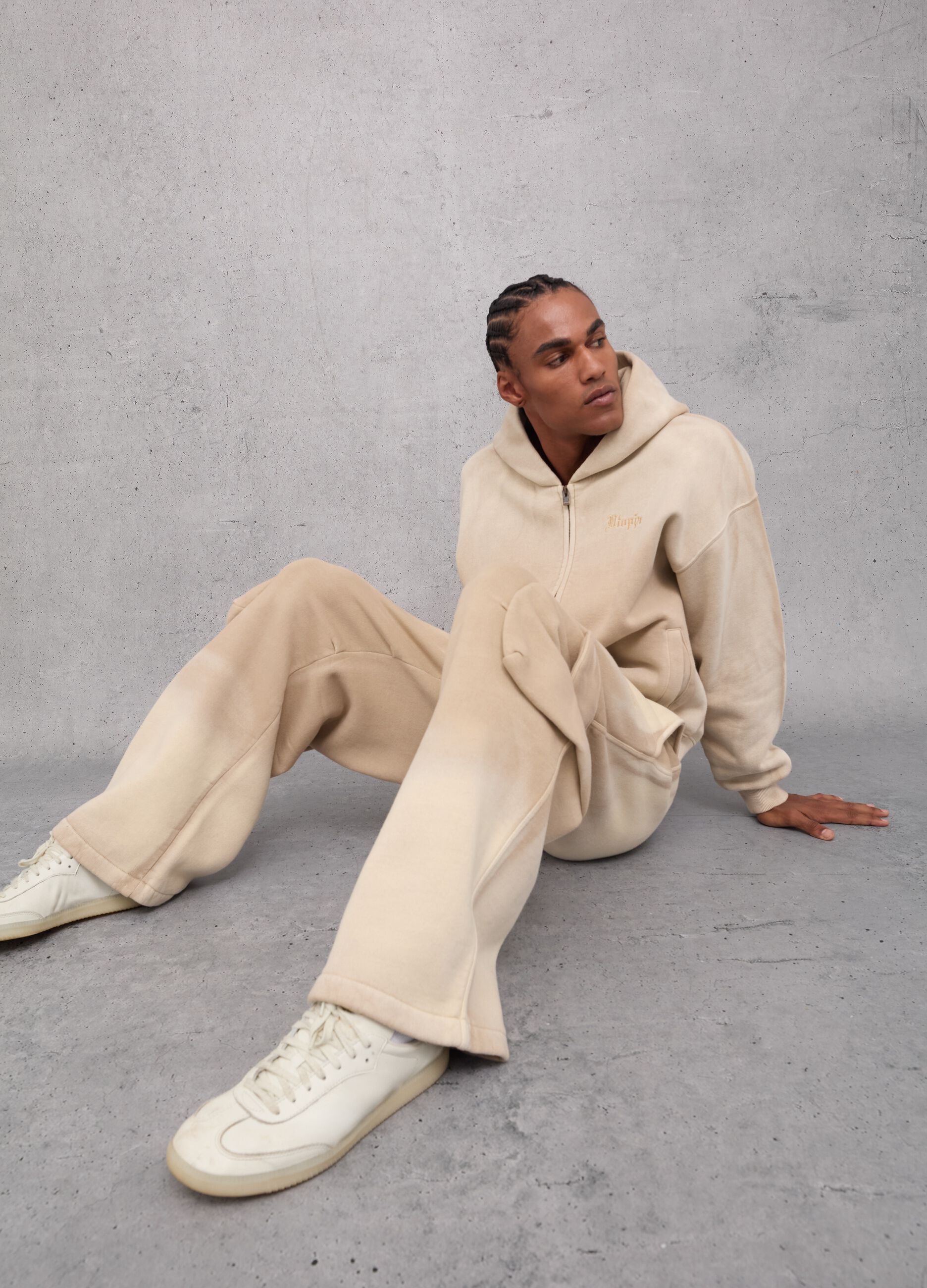 Sunfaded Cargo Sweatpants Vintage Sand