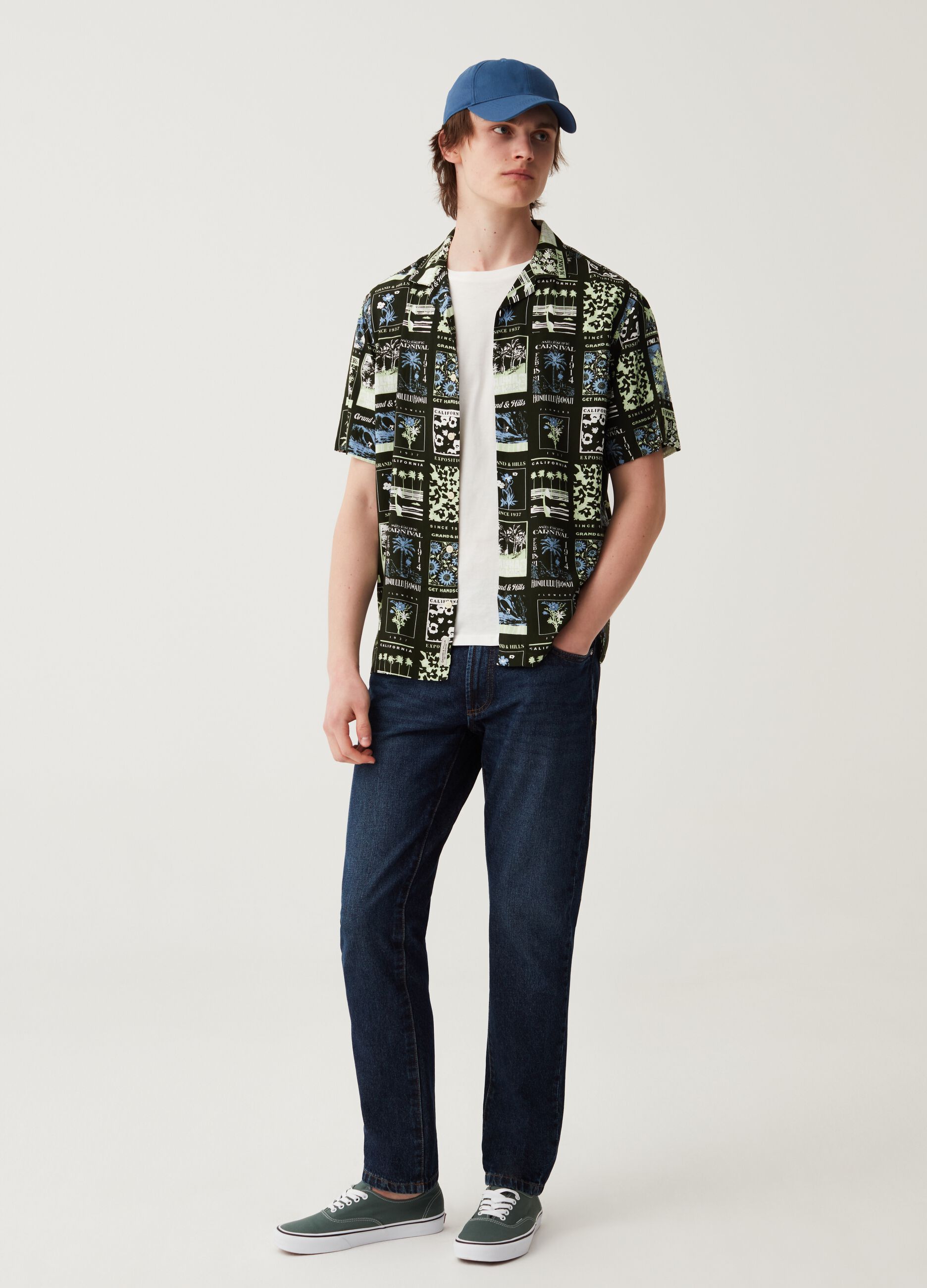 Camicia oversize in viscosa sostenibile Grand&Hills_0
