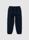 Children's blue stretch cotton trousers_0