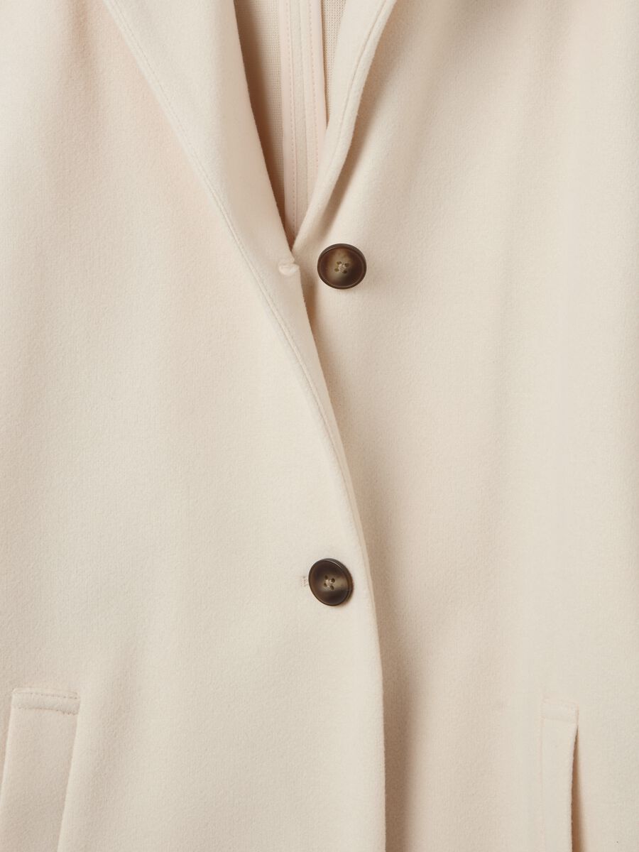 Coat in soft fabric with hood_5