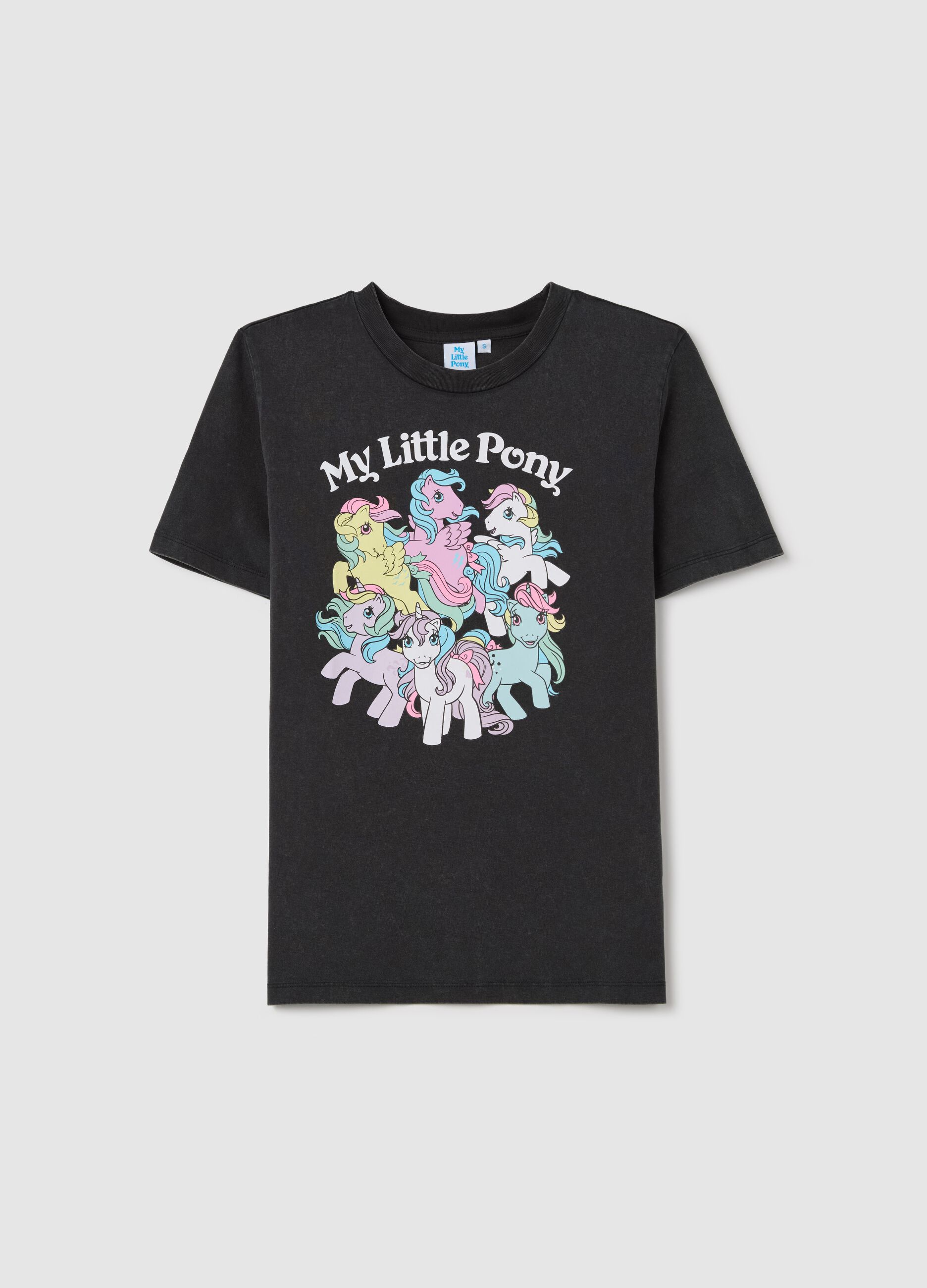 Black T-shirt with My Little Pony print