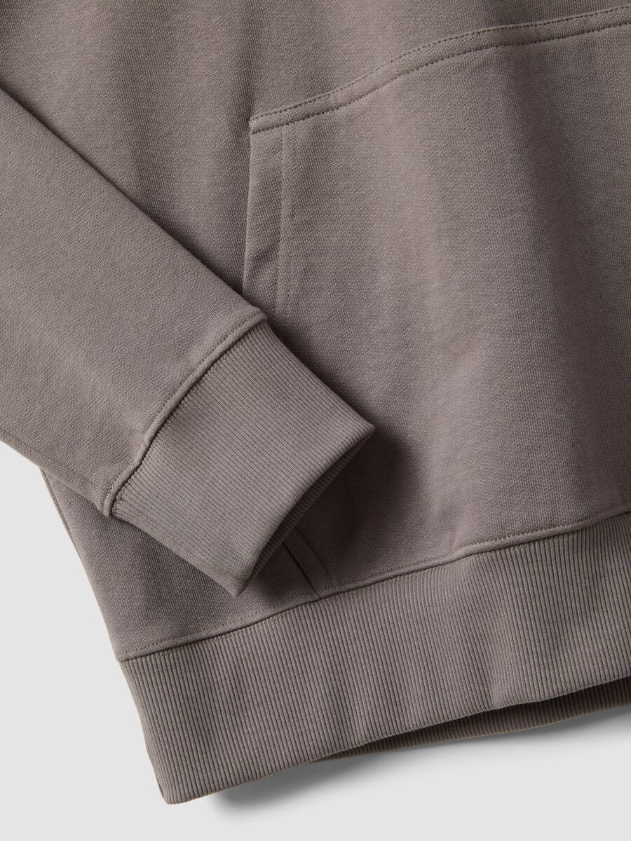 Felpa in puro cotone grigia regular fit Hard Rock Cafe London_5