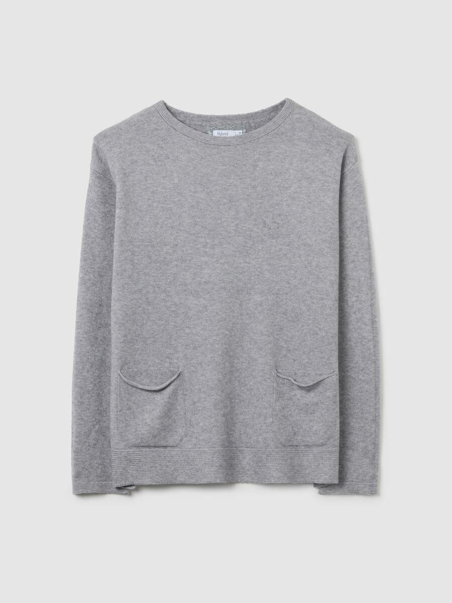 Grey regular fit jumper_4