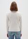 White cotton blend turtleneck regular fit_2