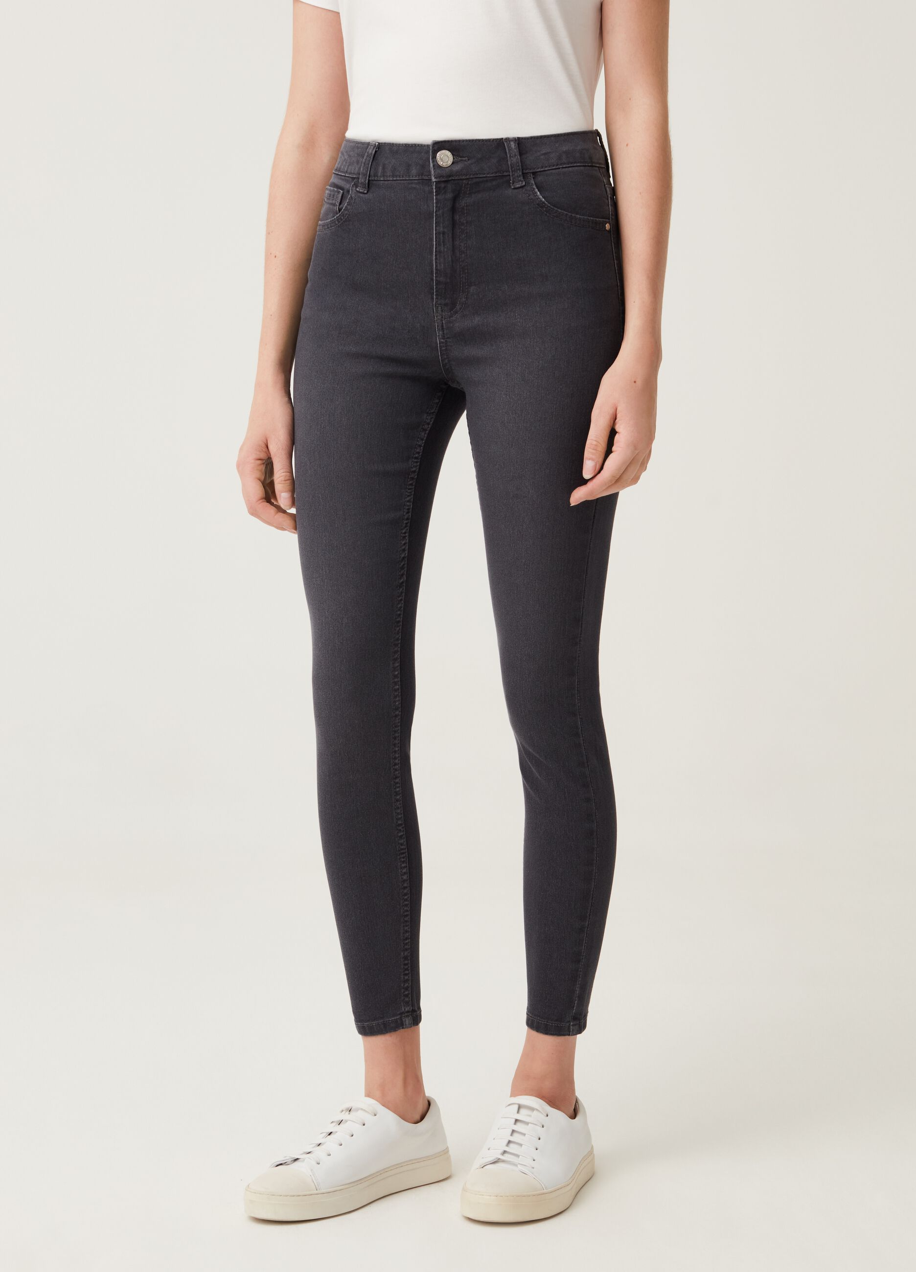 Jeans skinny fit cinque tasche_1