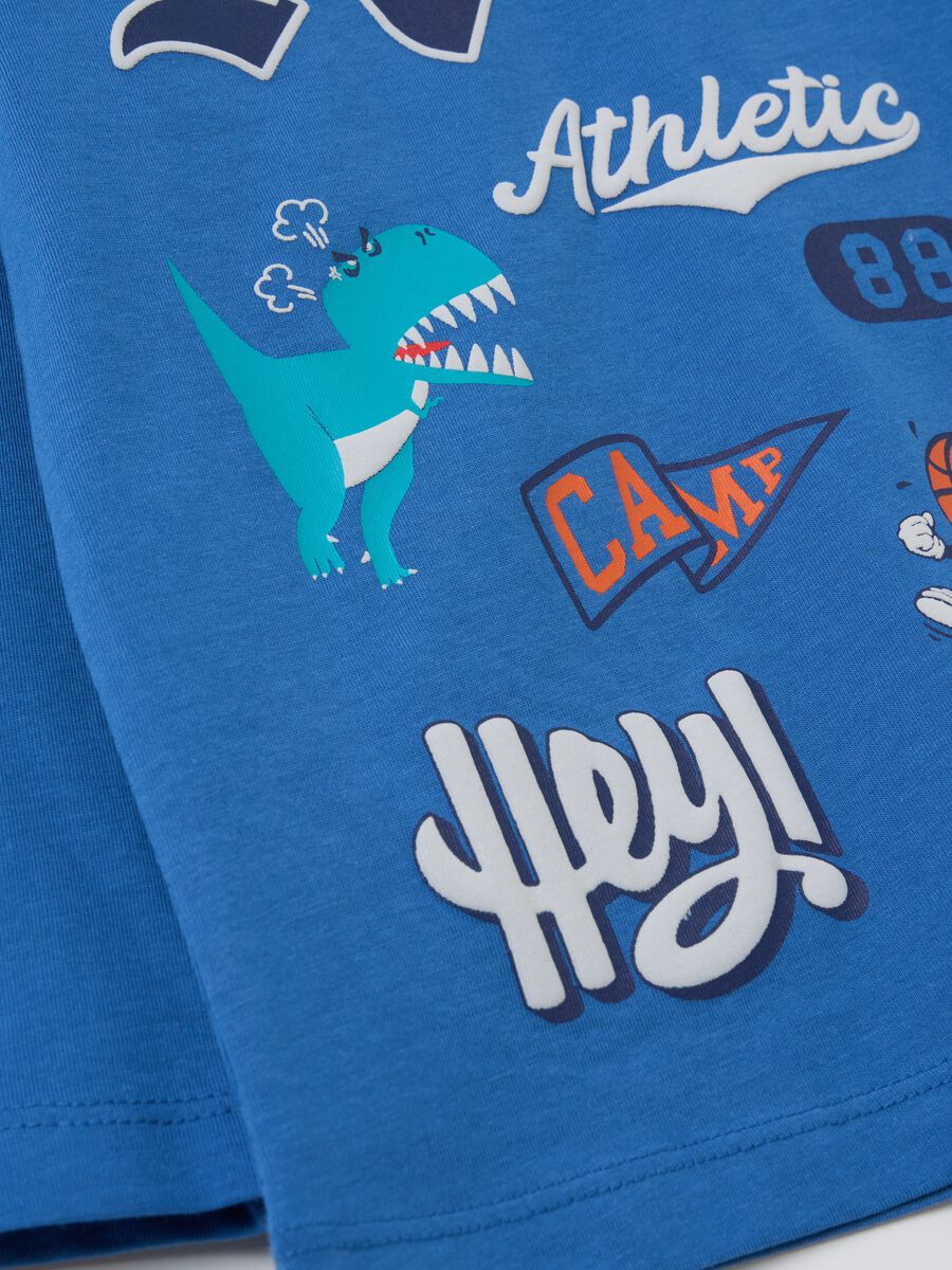 Long-sleeved T-shirt with dinosaur print_3
