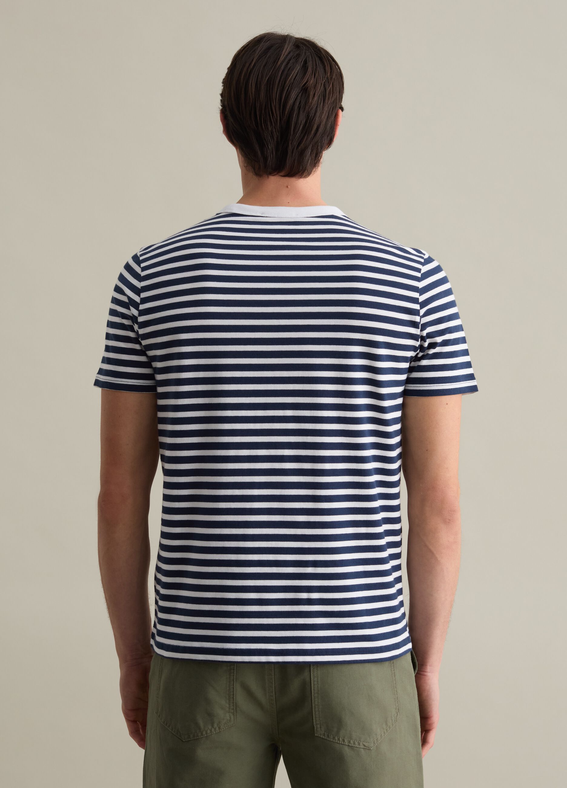 T-shirt with horizontal stripes