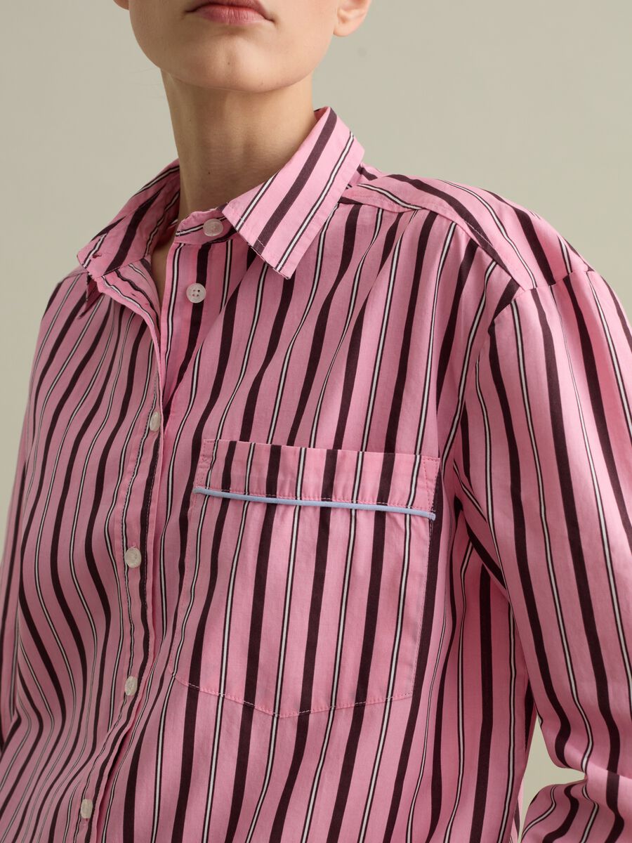 Striped Oxford shirt with pocket_2