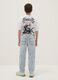 Boy's Relaxed Fit Light Blue Denim Pure Cotton Jeans_1