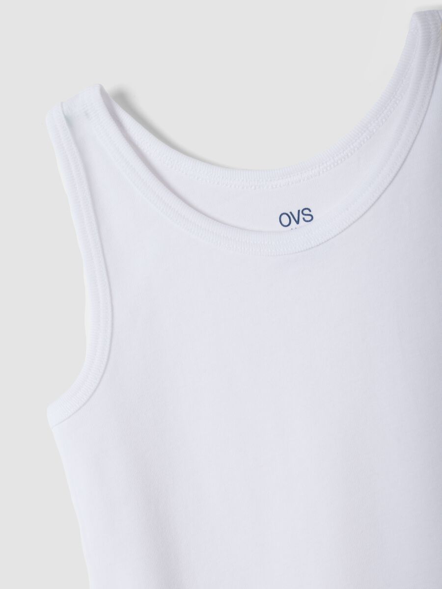 2-pack white and blue organic cotton crew-neck vests_2