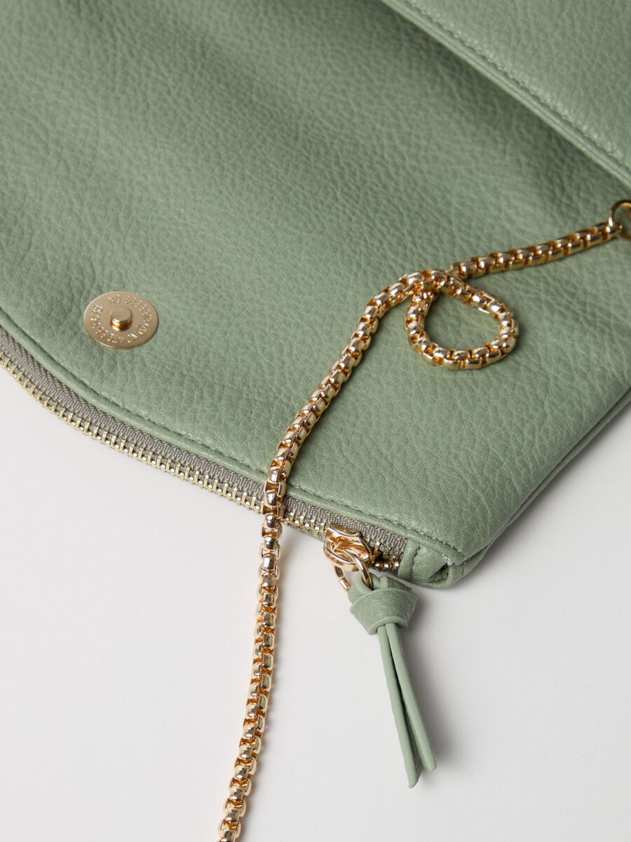 Metallic-effect bag with shoulder strap_2