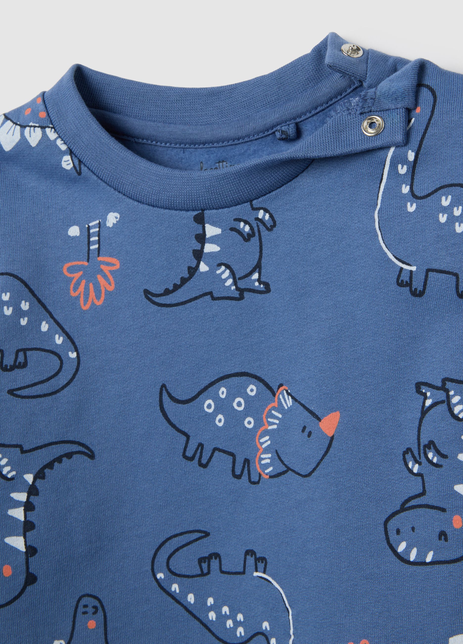 Baby's blue pure cotton pyjamas regular fit