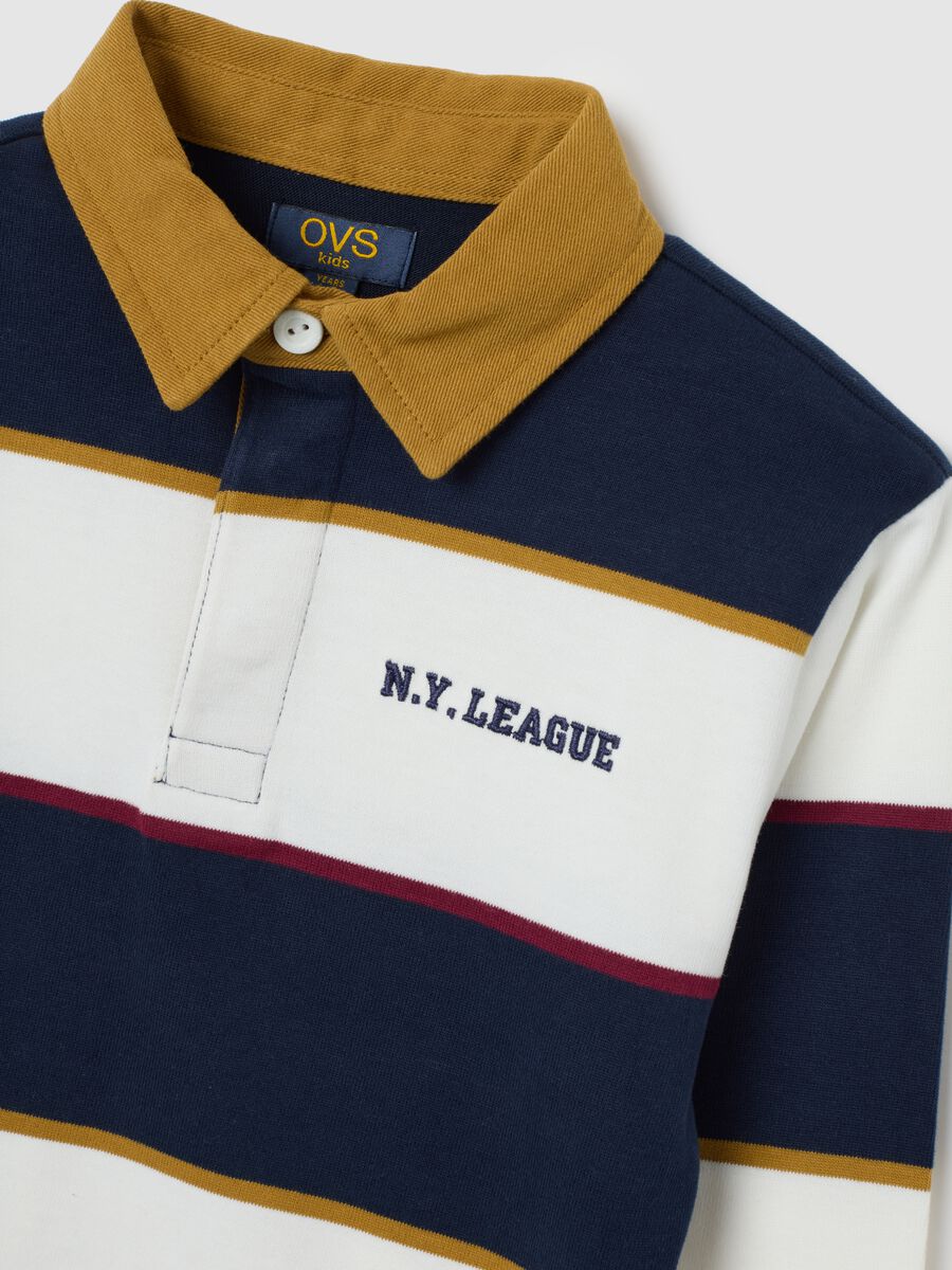 Multicolour pure cotton children's polo, regular fit_2