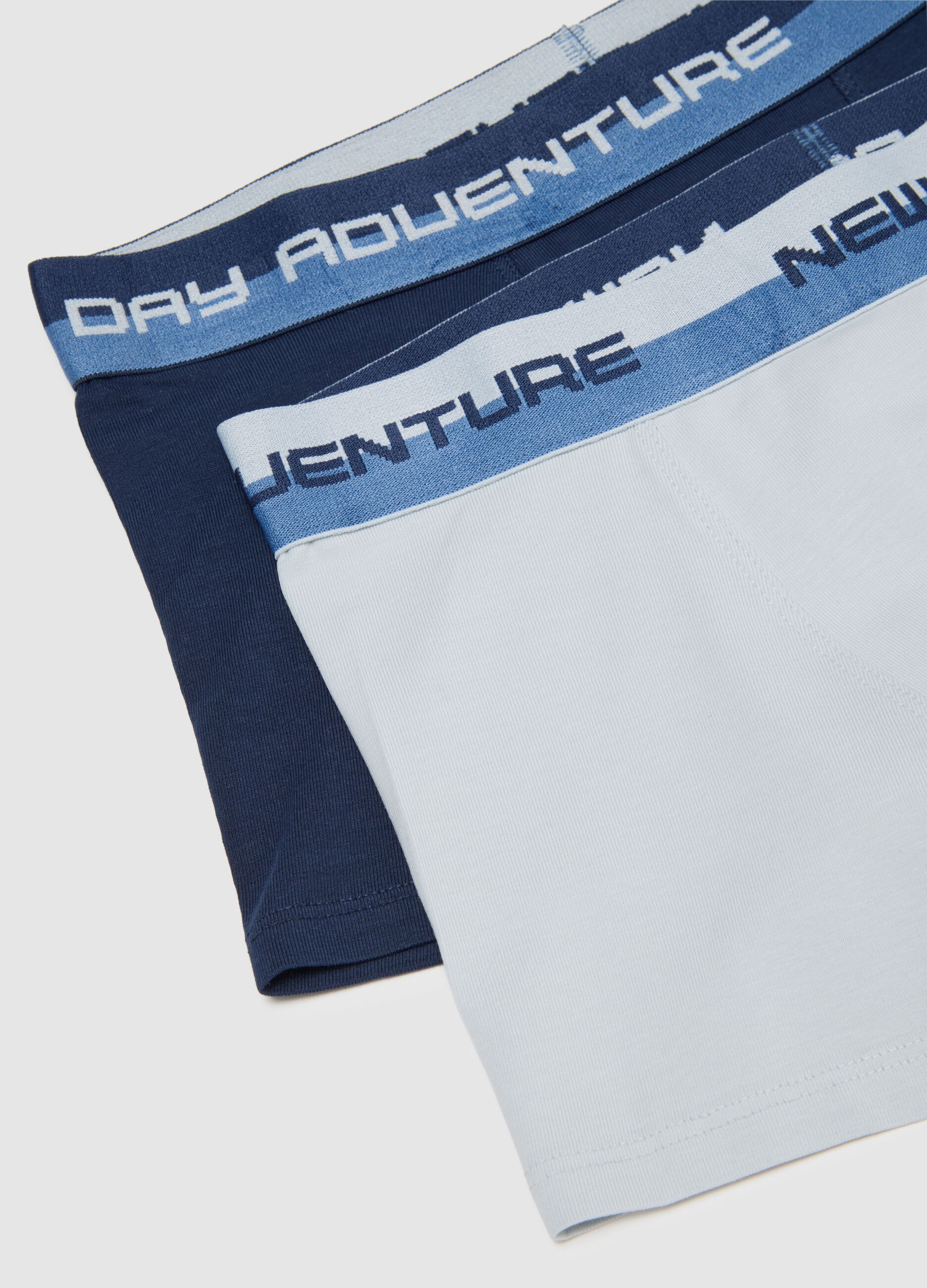 Tripack of Boys' Multicolour Stretch Cotton Boxers
