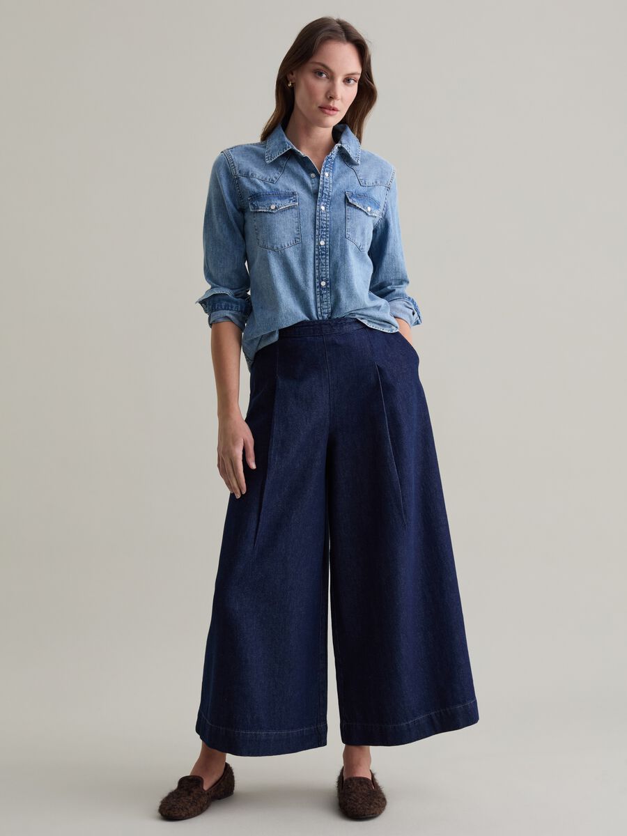 Jeans sartoriale relaxed fit con pinces_0