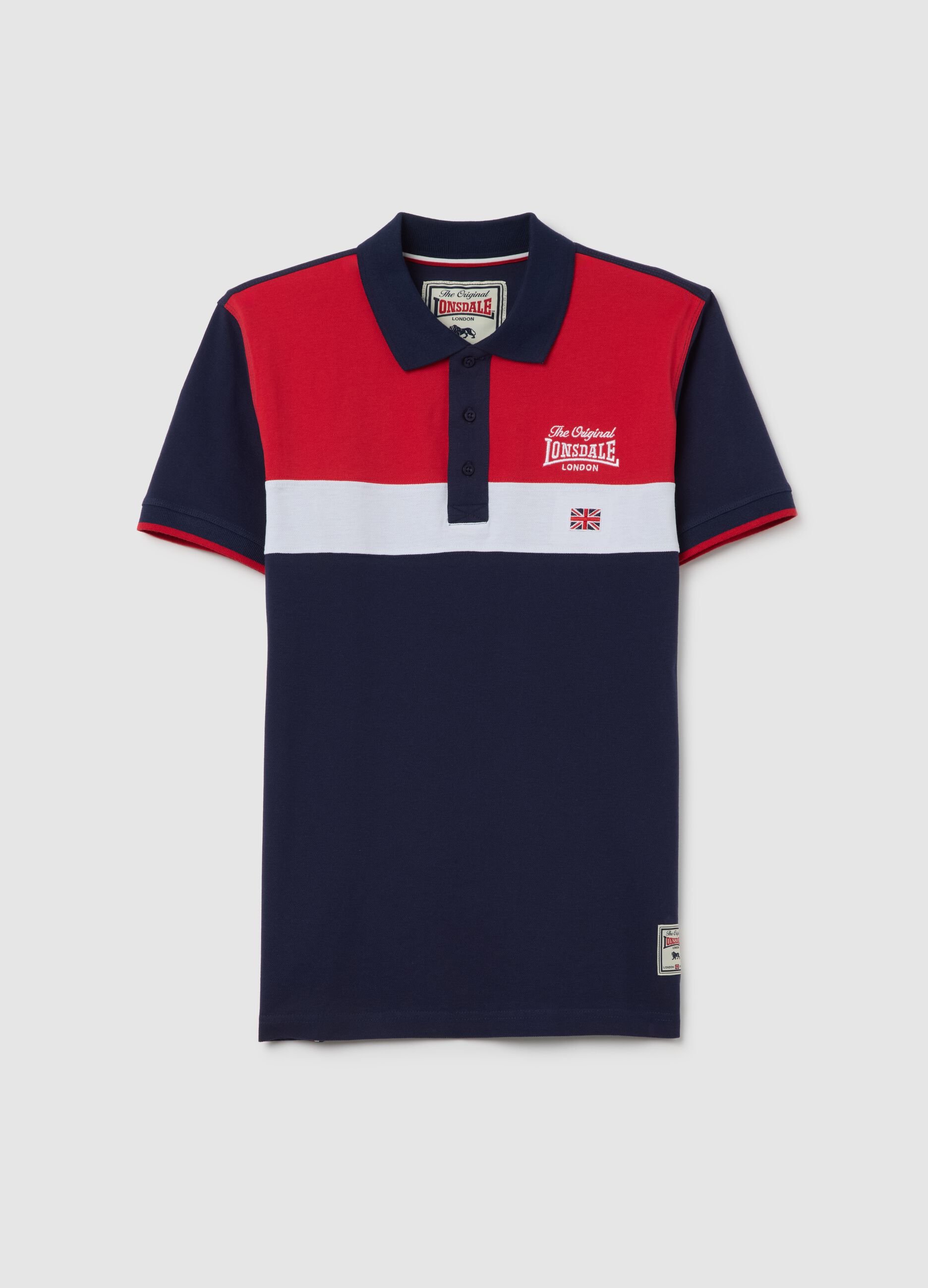 Men's pure cotton multicolour polo