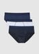 Multicolour regular fit cotton stretch briefs - Tripack_0