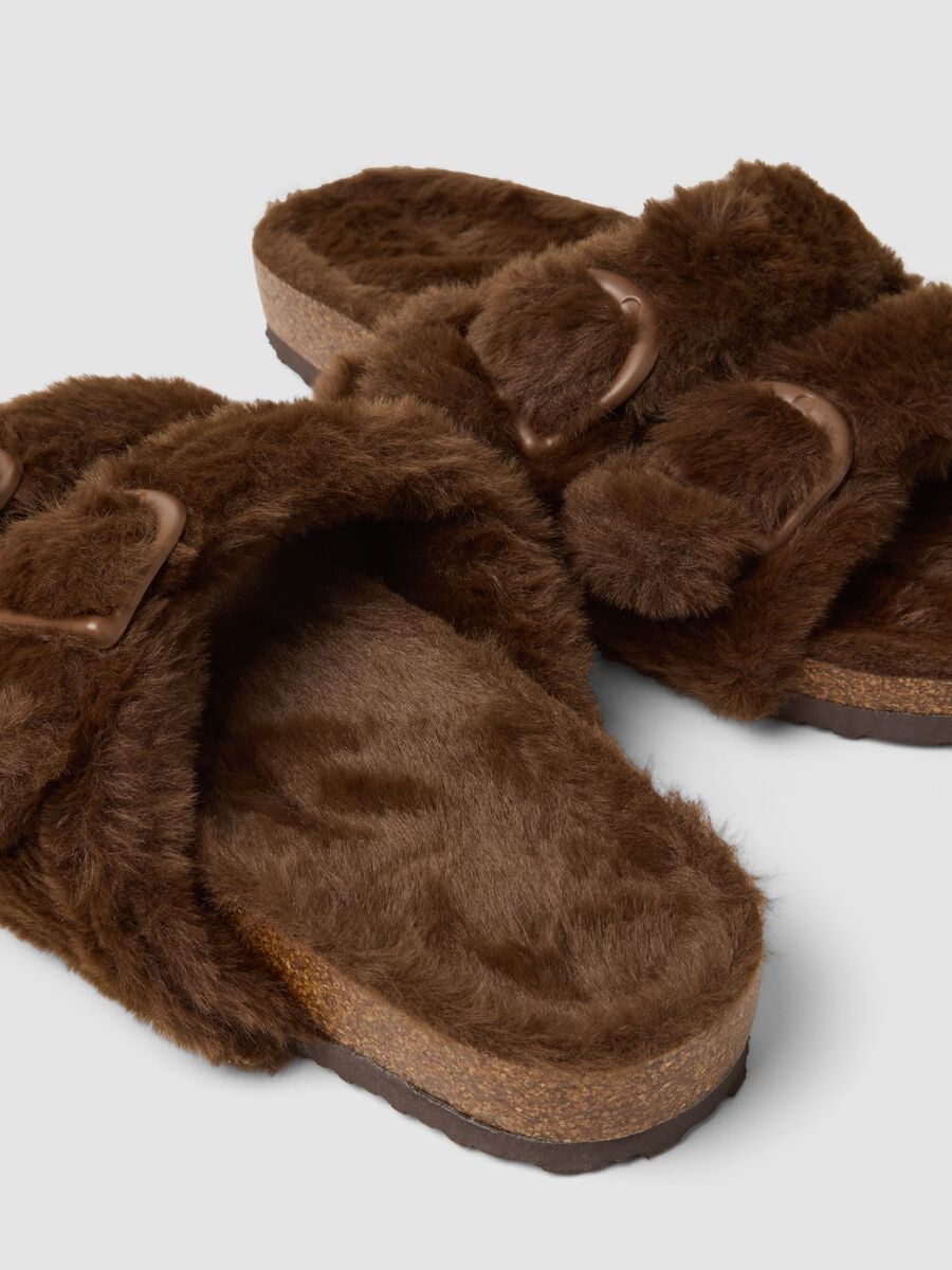 Brown double-strap slippers_1