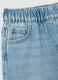 Girls' wide-leg cotton denim jeans_3