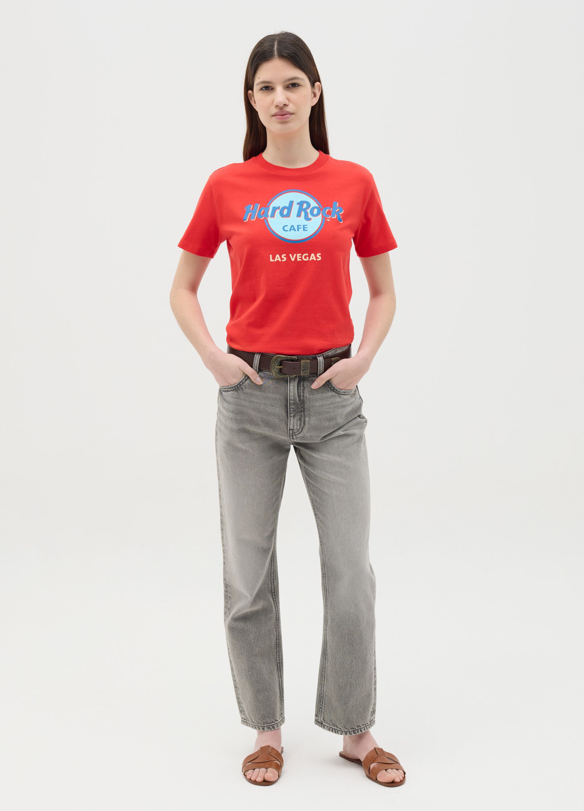 T-shirt with Hard Rock Cafè Las Vegas print
