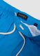 Blue swim shorts with elasticated waistband and contrast drawstring_5