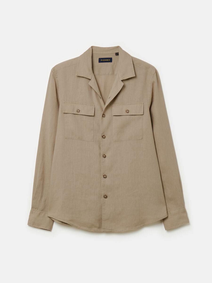 Linen shirt with pockets_3