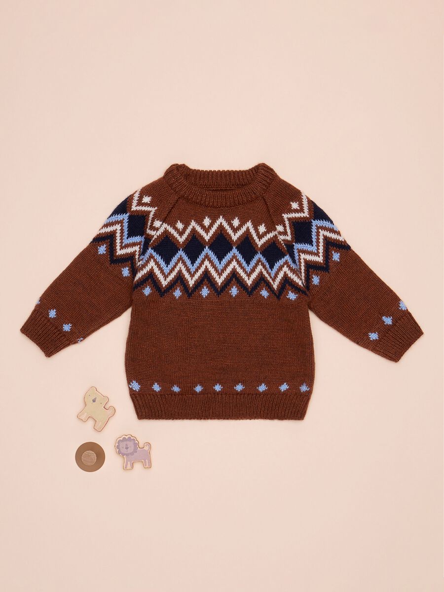 Maglione tricot misto lana_0