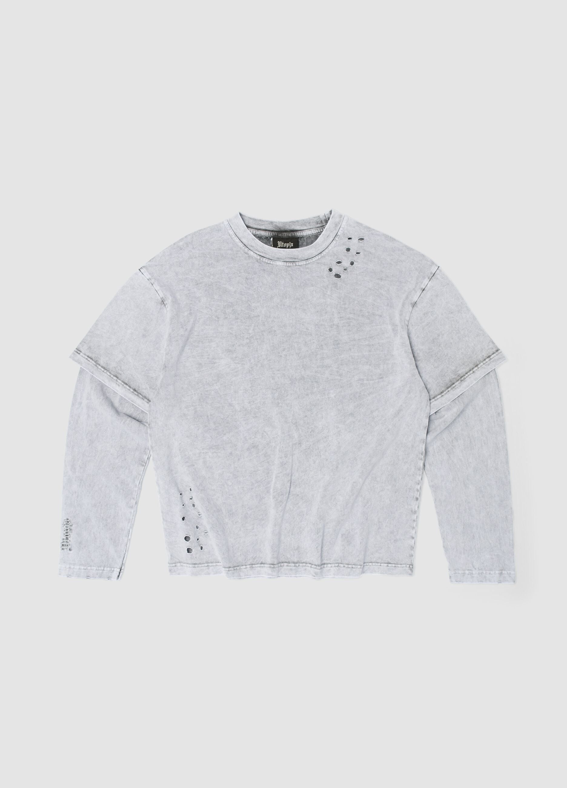 Double Longsleeve Washed Moonstone