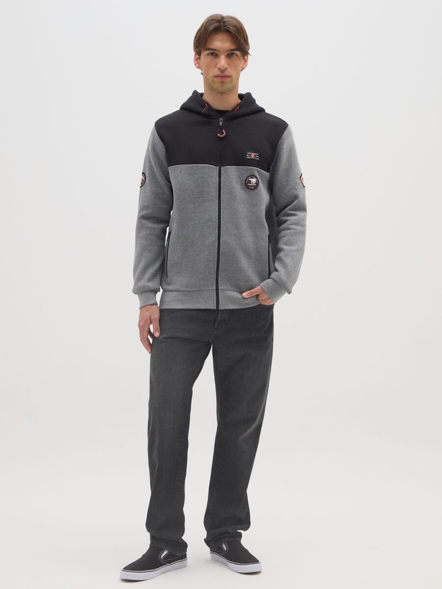 Multicoloured cotton blend regular fit sweatshirt_1