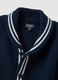 Blue pure cotton regular fit cardigan for boys_2