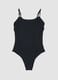 Black stretch-fabric swimsuit with thin straps_5