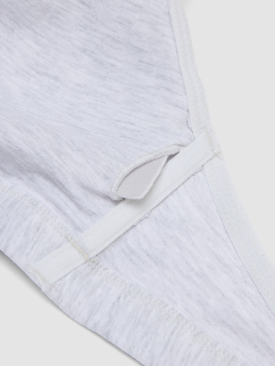 Reggiseno a triangolo grigio in cotone organico e viscosa elasticizzata_1