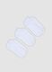 3-pack of white organic cotton socks_0