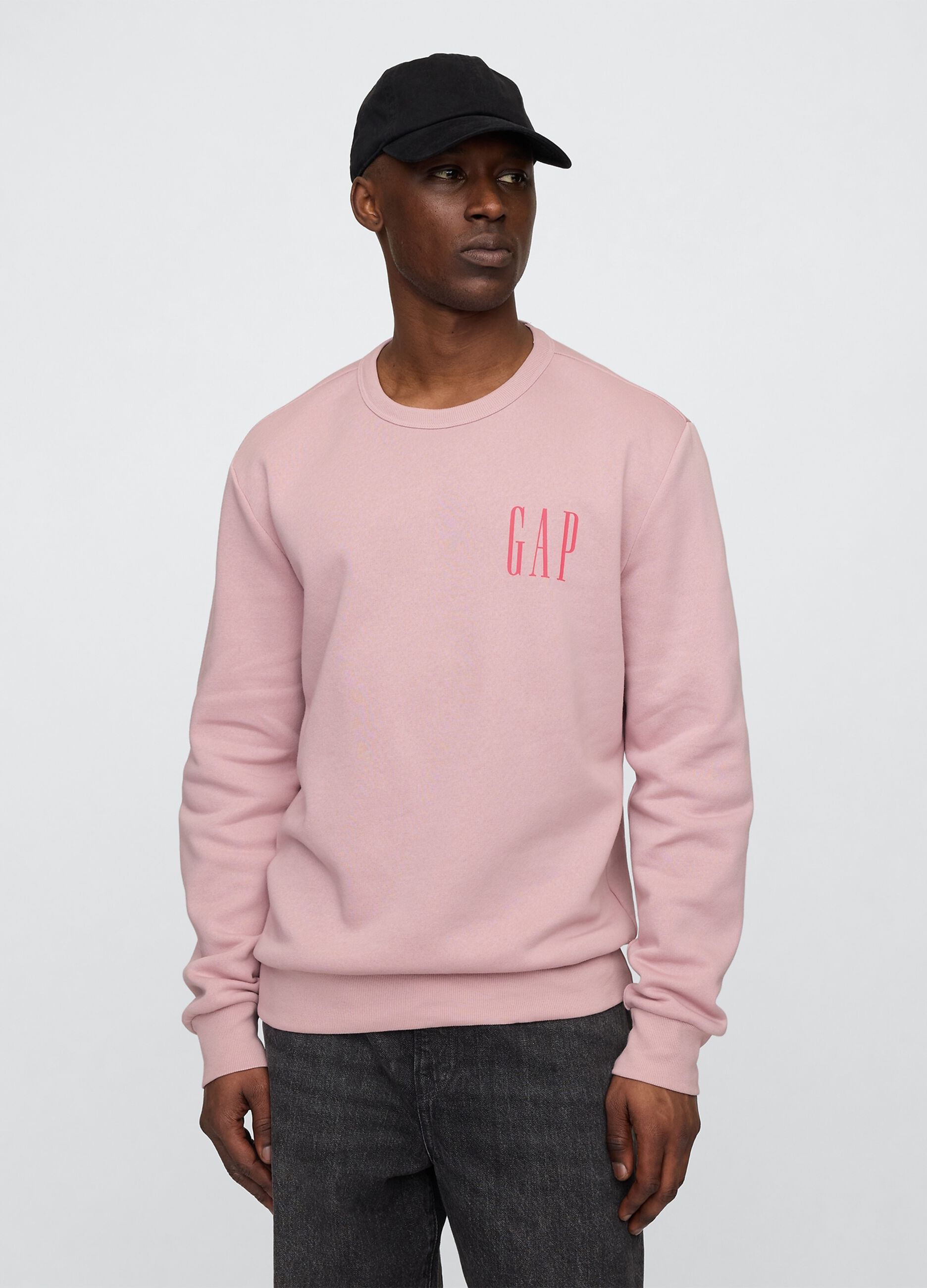 Pink sweatshirt with Gap logo