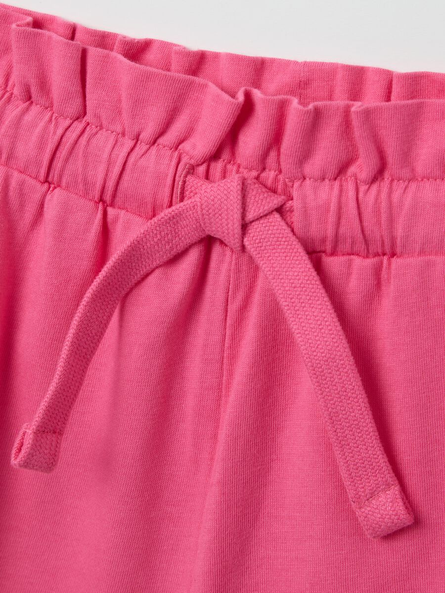 Pink pure cotton shorts OVS Kids_2