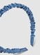 SINCERELY HAIR Blue Satin Headband_2