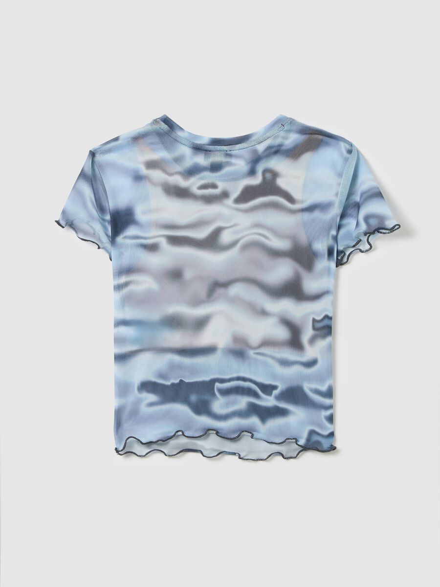 Marbled Effect Stretch T-Shirt for OVS Kids_4