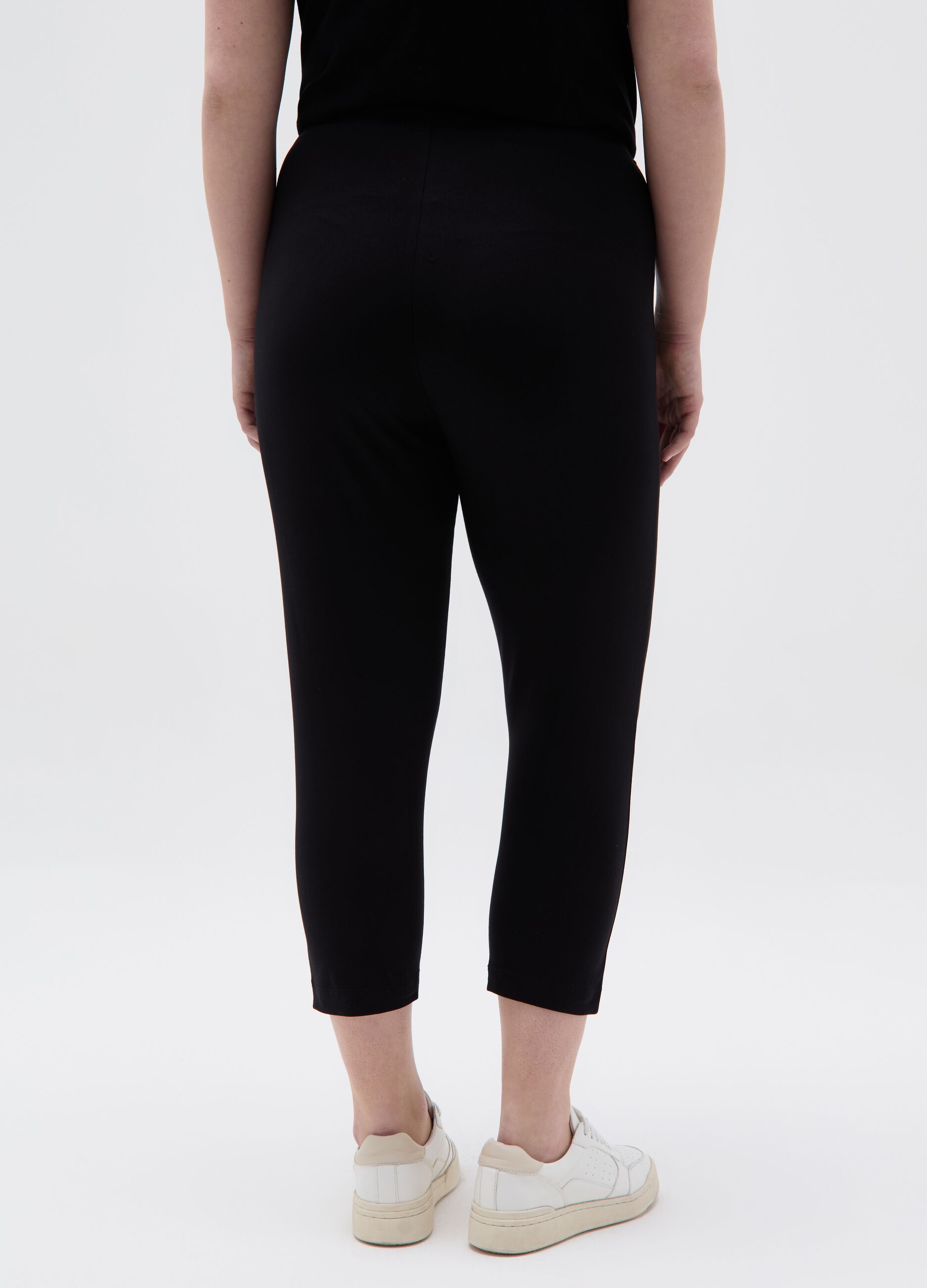 Essential Curvy crop stretch leggings
